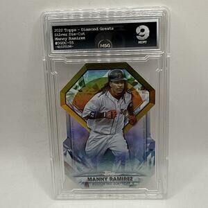 2022 Topps Update Series - Diamond Greats Die-Cuts Manny Ramirez Graded 9 MLB